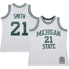 Michigan State Steve Smith Mitchell & Ness White 1990/91 College Vault Jersey