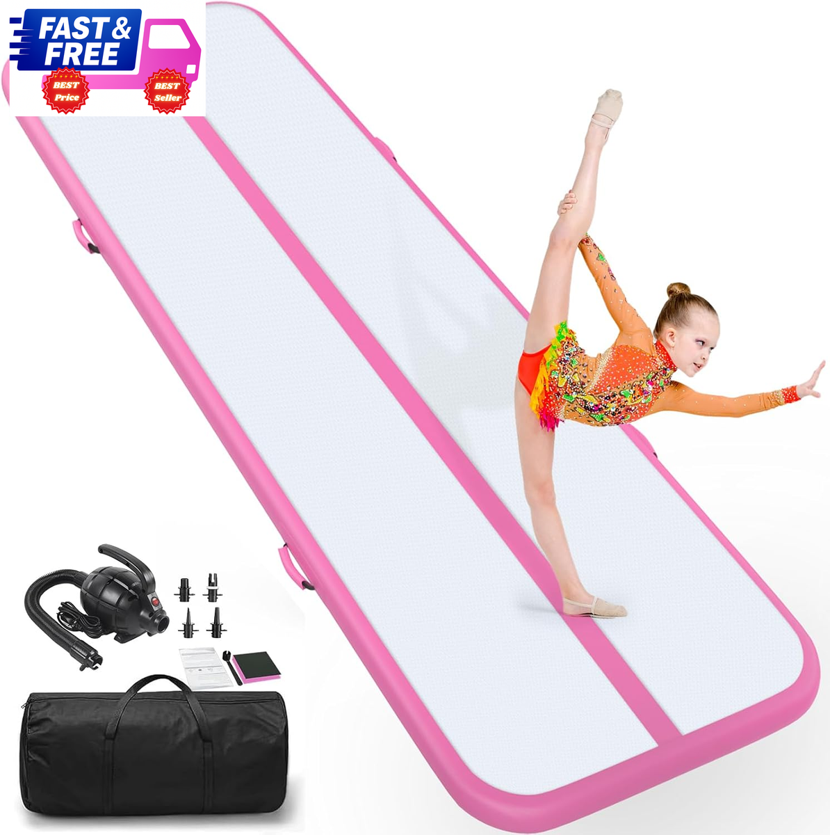 空中モーターフライングマット 空中モーターフライングマット Air Tumble Track Mat 6.6–20ft