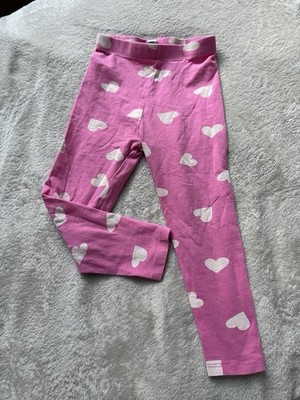 Dopodopo Mädchen Leggings Kinderleggings Hose Pink Herzen