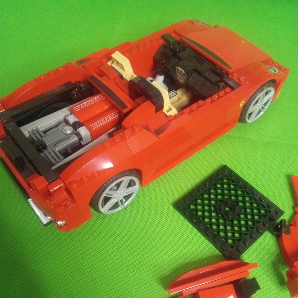Lego Racers 8671 Ferrari F430 Spider 1:17 Building Car Toy 2006 Incomplete - Image 4 of 4