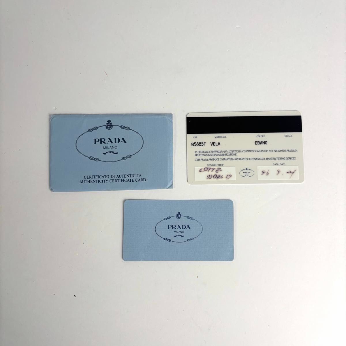 Excellent condition PRADA backpack daypack triang… - image 19