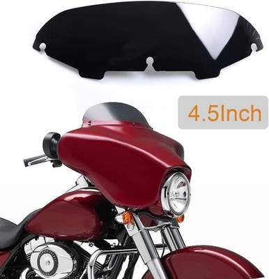 4 inch Black Windshield for Harley Davidson Electra Street Tri Ultra Glide 96-13