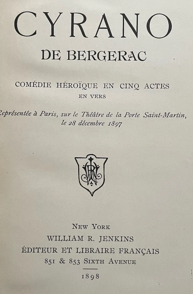 Cyrano de Bergerac (en Francais) 1898 (Illustre) Foto 3 de 4