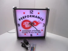 Cherry Bomb LED light up Advertising wall clock Brand New