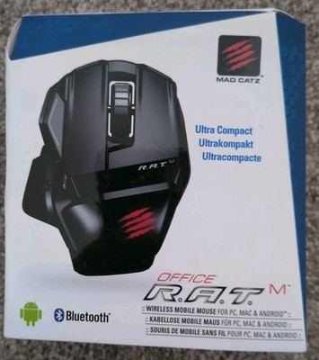 new MAD CATZ R.A.T. M Office Wireless Mouse Gaming Mouse Pc Mac Mobile Device