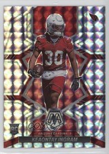 2022 Panini Mosaic Rookies Mosaic Prizm Keaontay Ingram #355 13w9