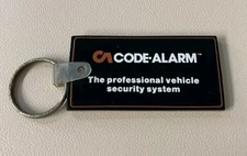 Code Alarm The Professional Vehicle Security System Vintage Rubber Keychain