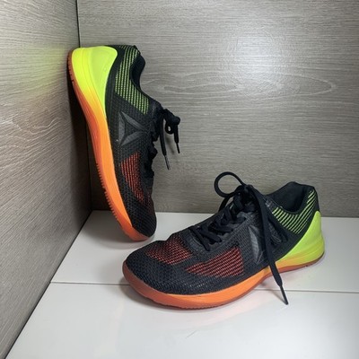 Reebok Crossfit Nano 7 Training Sneakers Women's Neon Vitamin C Black Size 10
