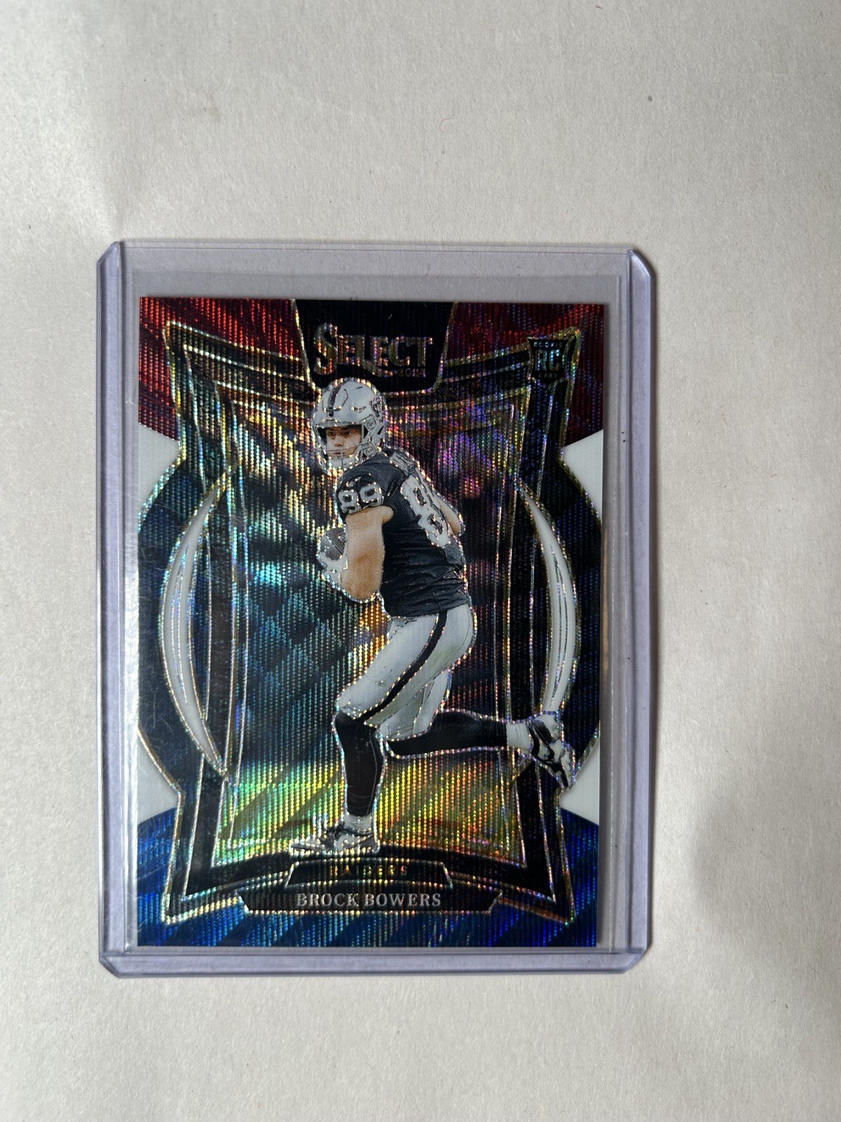 2024 Select Brock Bowers TrI-Color Concourse /299 Rookie Card Raiders!!