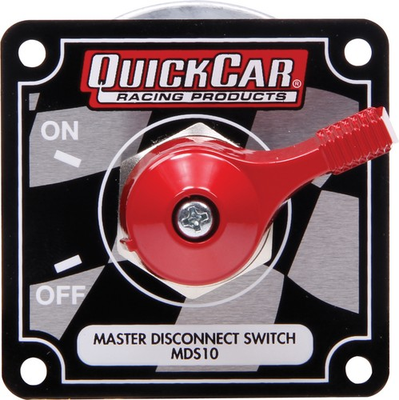 #ad QuickCar Master Disconnect High Amp 4 Post Flag Plate 55 008 $74.77