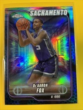 2024-25 Topps Chrome - De'Aaron Fox #109 Blue Refractor /150