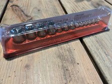 Snap On 213afley 13 pc combination drive shallow Torx socket set e4-e24 sealed