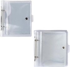 2 Pack 4x6"Photo Sleeves,Photo Flip Book for 100 4x6x2 inches, transparent