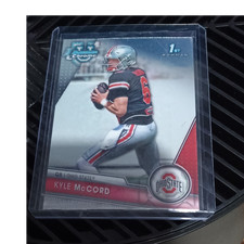 Topps 2023 Bowman Univ Chrome Kyle McCord 1st Bowman Rookie #101 Ohio State