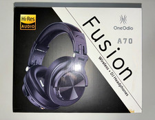 OneOdio A70 Fusion Over-Ear DJ Headphones 3.5mm Jack Black Foldable