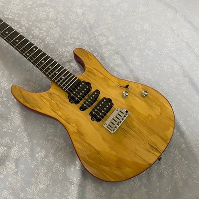 Electric Guitar HSH pickups, Map texture Chrome hardware, basswood body