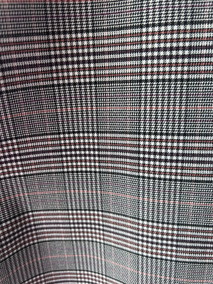 Pantalones Peck & Peck negros, marrones, blancos, naranjas a cuadros pierna cónica. Talla 14 Foto 4 de 4