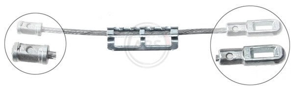 A.B.S.-OE K12096-OE Cable Pull, parking brake for CHEVROLET,HYUNDAI,OPEL,VAUXHAL