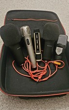 Set Of 5 Microphones Recording With Carrying Case