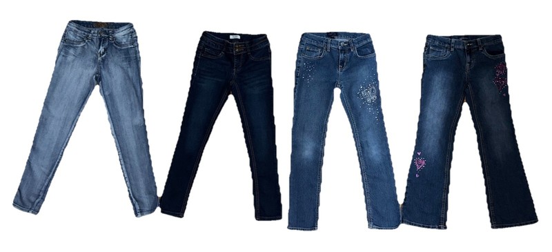 Children’s Place Mudd Revolt Jeans Girls Size 10 Skinny Bootcut 4 Pair Lot