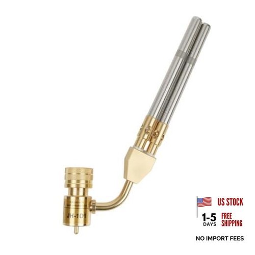 Double Flame Hand Torch for Welding Brazing Plumbing HVAC