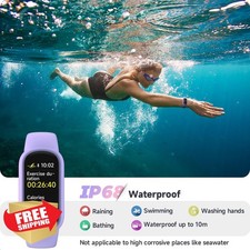 TOOBUR Fitness Tracker Watch Heart Rate Sleep IP68 Waterproof