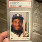 1989 Upper Deck - Star Rookie Ken Griffey Jr #1 (RC) PSA 3