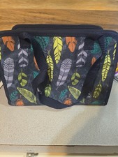 Thirty One Get Creative Caddy Falling Feathers Craft Bin Storage Organizer New