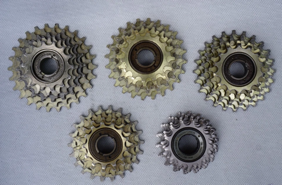 Shimano Dura Ace MF-7200 7400 5 6-speed Multiple Freewheel EX Gold GC - Bild 1 von 2
