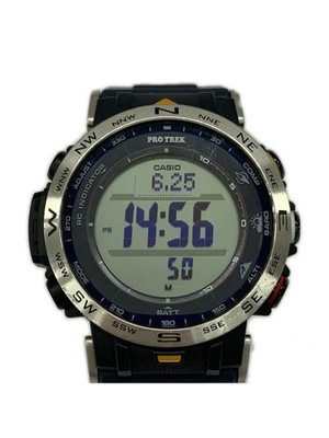 Casio PRW 30 1AJF Watch Solar Radio Multi Band 6 Black Wristwatch