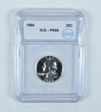 1960 Washington Quarter PR66 ICG