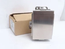 246592 New In Box; Hubbell BN4060403SS Wall Mount Enclosure; SS; 6" x 4"x 3"