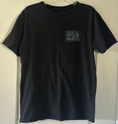 (Lot of 4) Quicksilver Brand Bundle, 4 Adult Large Short Sleeve Shirts
