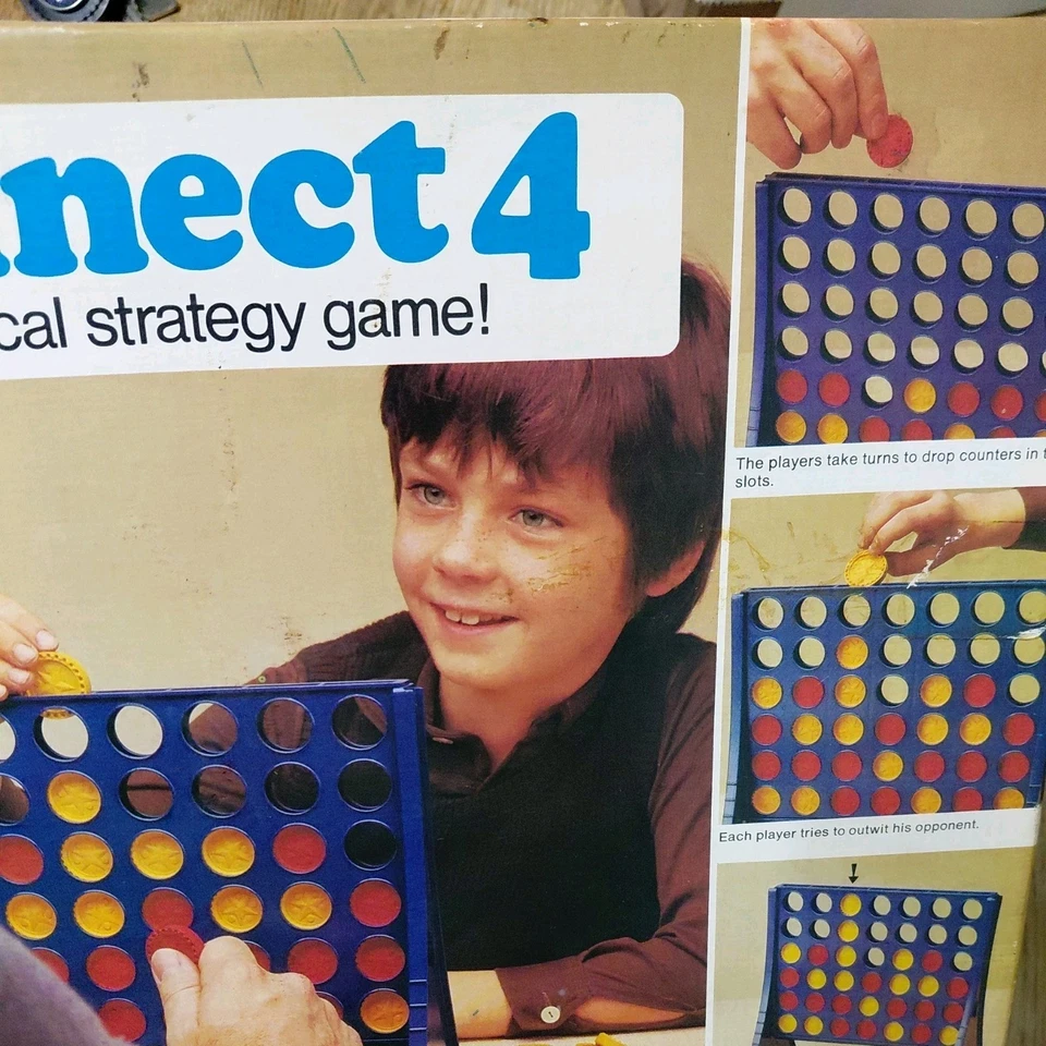 Connect 4 Original 1975 Edition Vintage  - MB Games Complete - Image 2 of 3