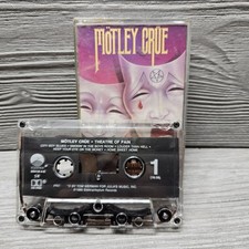 Motley Crue Theatre of Pain Cassette Tape 1985 Elektra/Asylum Records Vtg Tested