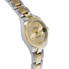Rolex Lady Datejust 28 279173 Ladies Champagne Stainless Steel Automatic #W788 4