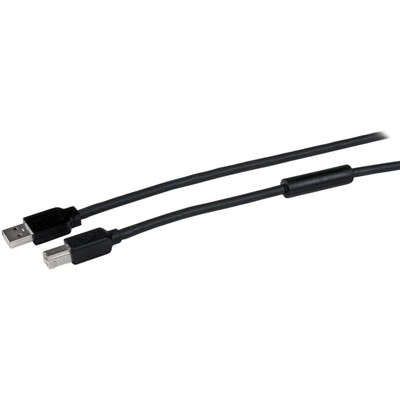 StarTech 15m / 50 ft Active USB 2.0 A to B Cable M/M USB2HAB50AC