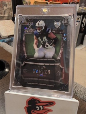 Wild Card Weekend Warrior Tyler Warren Tight End Rookie WW-TW Football Card /25