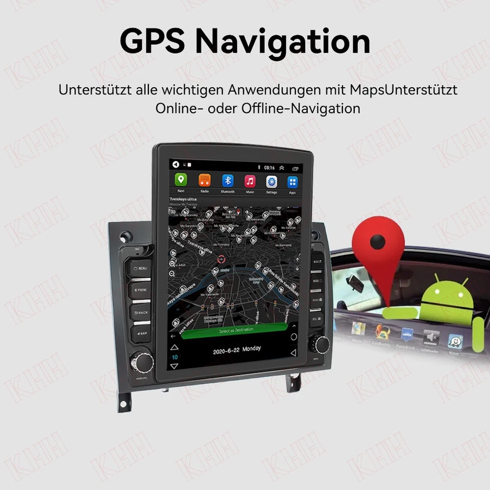 9.7" Für Mercedes SLK R171 2004-2011 Android 13 Autoradio 2G+64G SWC BT +Cam FM - Bild 4 von 4