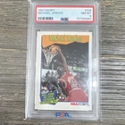 Hoops 1991 NBA Hoops Michael Jordan #536 Chicago Bulls PSA 8 Trading Card