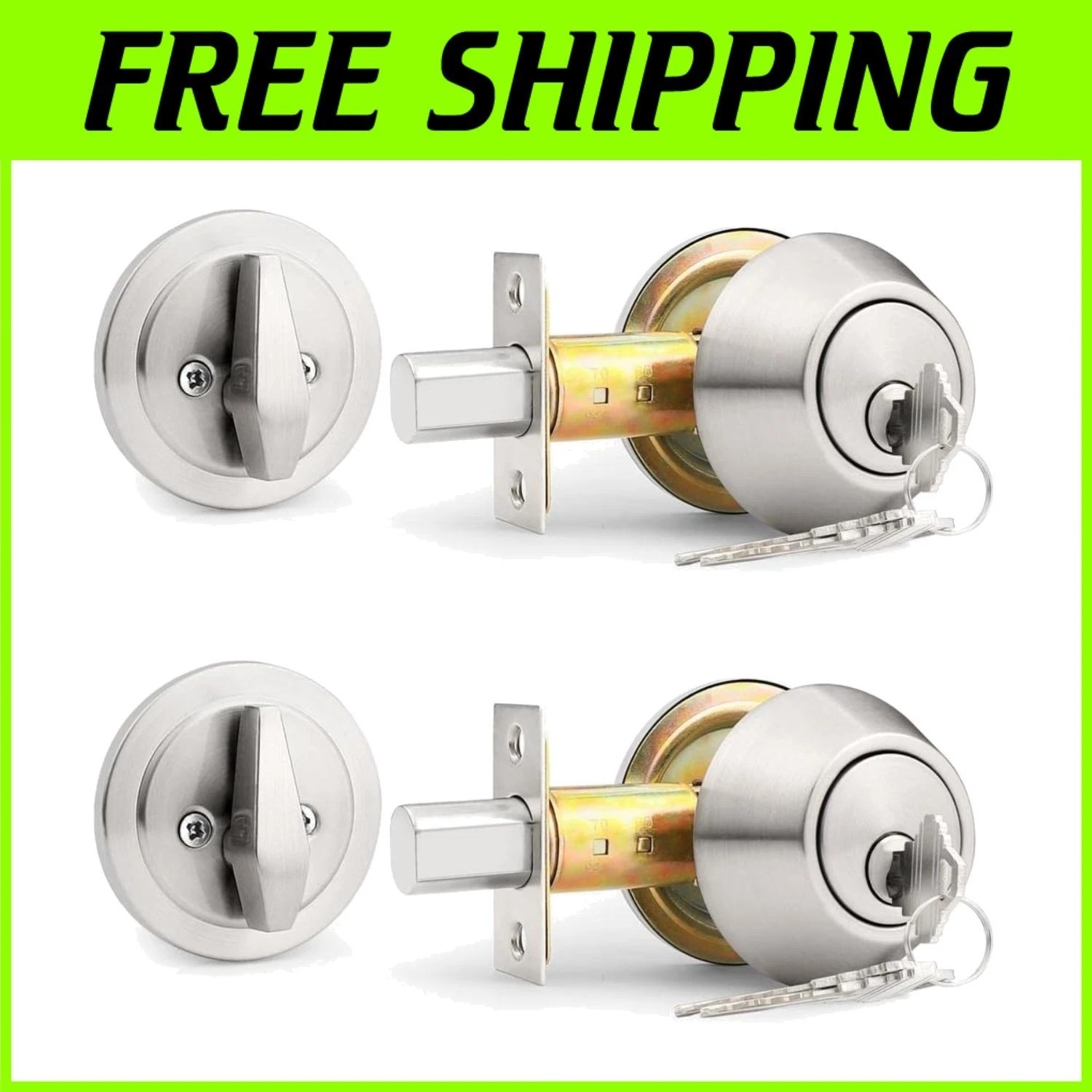 Deadbolt Combo Pack - Keyed Alike
