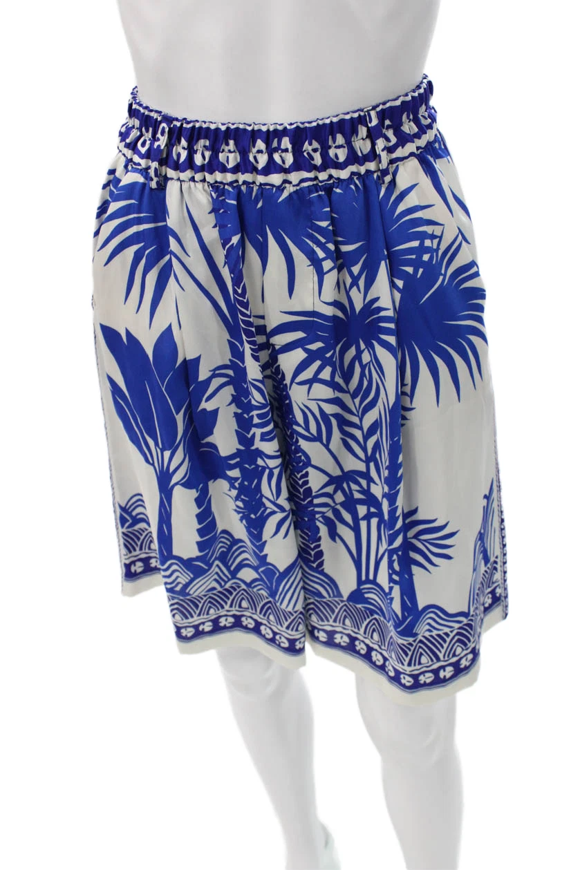 Zara Women Bermuda Shorts Blue Floral Polyester Blend Summer Size XS
Opens in a new window or tab