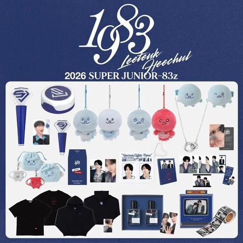 [pre sale] 2026 SUPER JUNIOR-83z FANCON TOUR [1983] IN SEOUL OFFICIAL MD