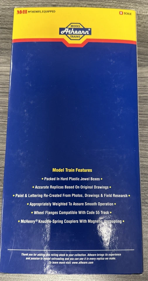 Athearn N Scale 5 Pack #11947 40’ 3 Bay Hoppers D&RGW NIB - Image 3 of 3