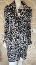 Manteau motif léopard taille M avec laine marque Myokie Paris neuf