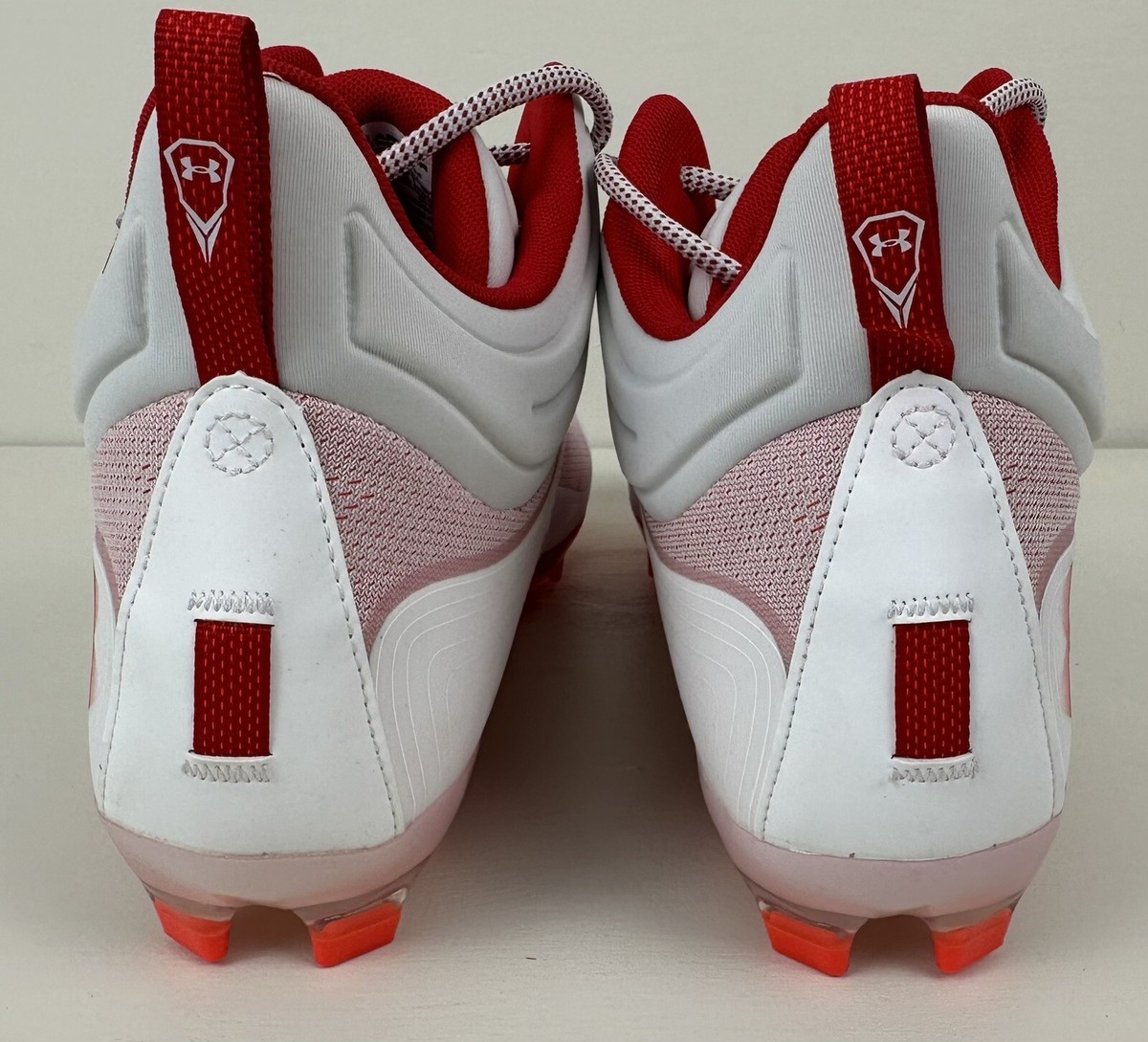 Lacrosse Cleats Under Armour Command MC Mid Red & White Men\'s Size 11 Under Armour UA Command MC Mid Lacrosse Cleats Men main image 2