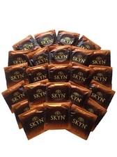 SKYN Large NON-LATEX Polyisoprene Bulk Condoms Silver Pocket Case