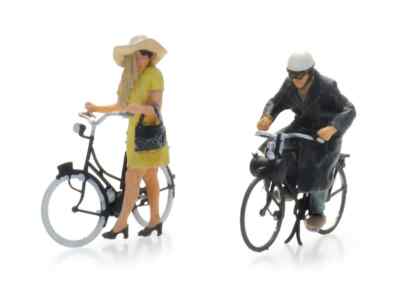HO Scale People - 5870017 - Solex and mobylette riders
