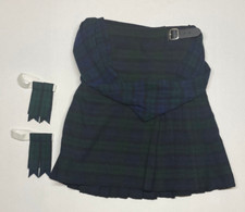 Tartan Kilt with Comfort Waist - Black Watch Highl Size 32/32