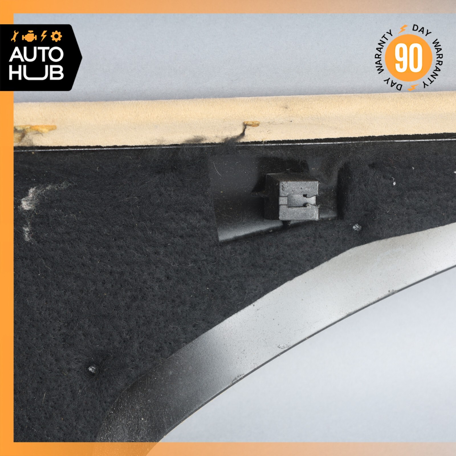 03-13 Maserati Quattroporte M139 Rear Left Quarter Upper C Pillar Suede OEM 79k